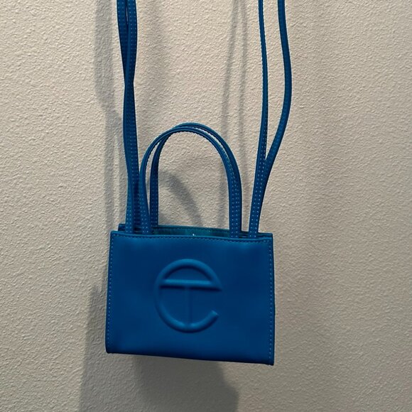 Telfar Handbags - Telfar Small Shopping Bag - Cyan